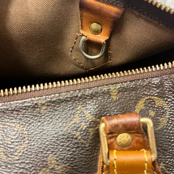 Louis Vuitton Dark Brown Monogram Satchel